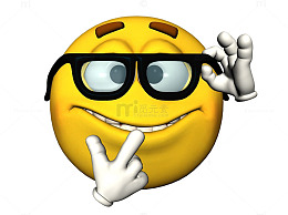 戴眼镜的表情