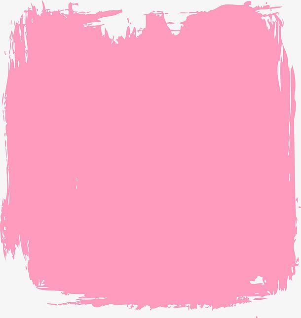 粉红色墨迹效果元素