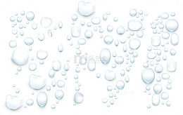 矢量手绘水珠