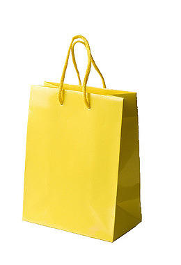 黄色购物袋