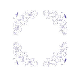 矢量银灰色四角竖边框