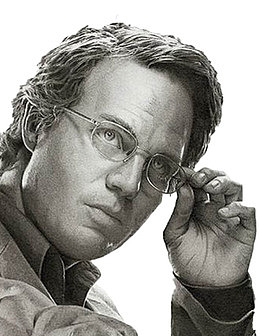 素描男人头像