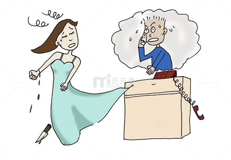 夫妻吵架着急的妻子自杀