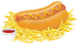 薯条和芝士奶酪