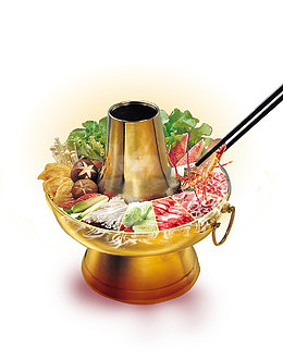 涮羊肉自助火锅