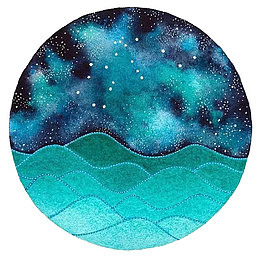 水彩星空