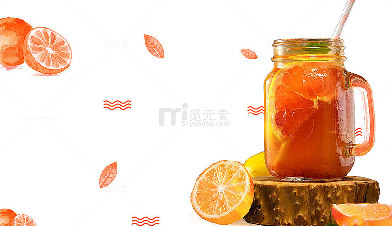 水果简约banner