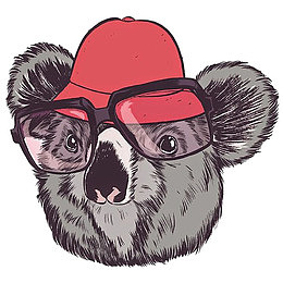 手绘小熊