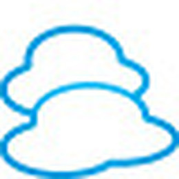 天气云超级单蓝图标