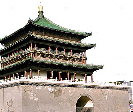 陕西建筑拍摄图插图元素