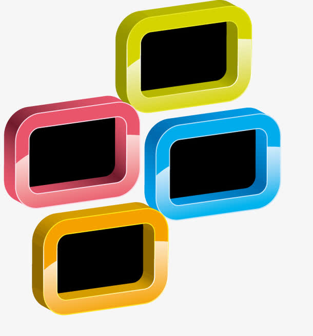 矢量ppt设计四边形小图标素材免费下载_觅元素