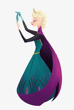 卡通艾莎公主
