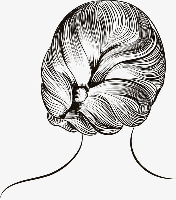 女性发型素材