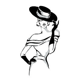 性感女郎女性腰部曲线