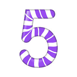 立体数字5