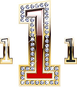 钻石阿拉伯数字一