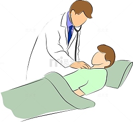 医生给患者检查身体