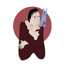 鼻炎患者