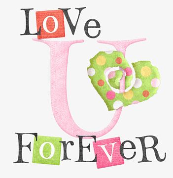 永远爱你英文字体