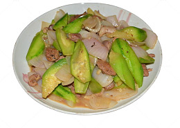 丝瓜炒鸡杂