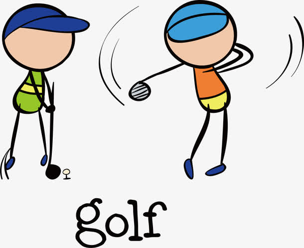 打高尔夫球免抠素材免费下载_觅元素51yuansu.com
