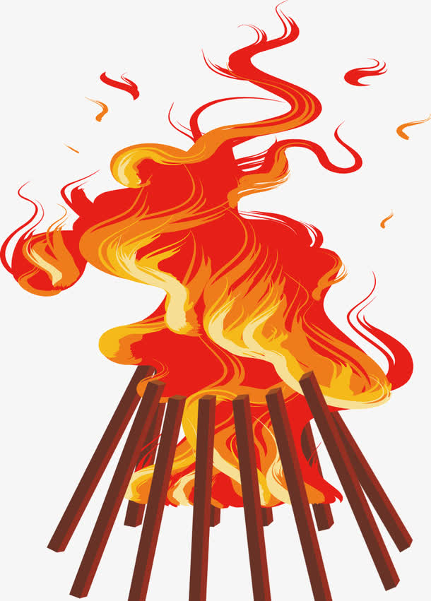 燃烧的火把免抠素材免费下载_觅元素51yuansu.com