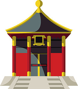卡通楼房