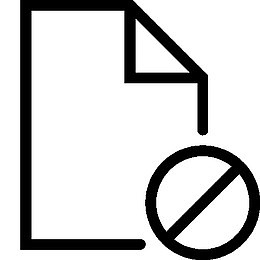 文件取消文件图标