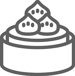 蒸笼里的包子图标
