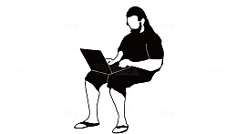 男人坐姿