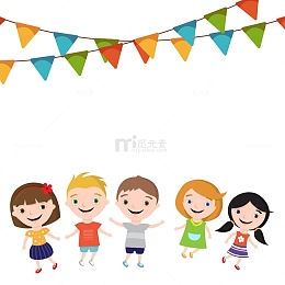 卡通小孩子素材