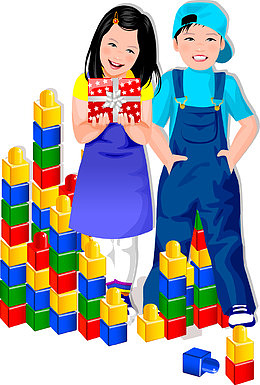 插图玩乐高积木