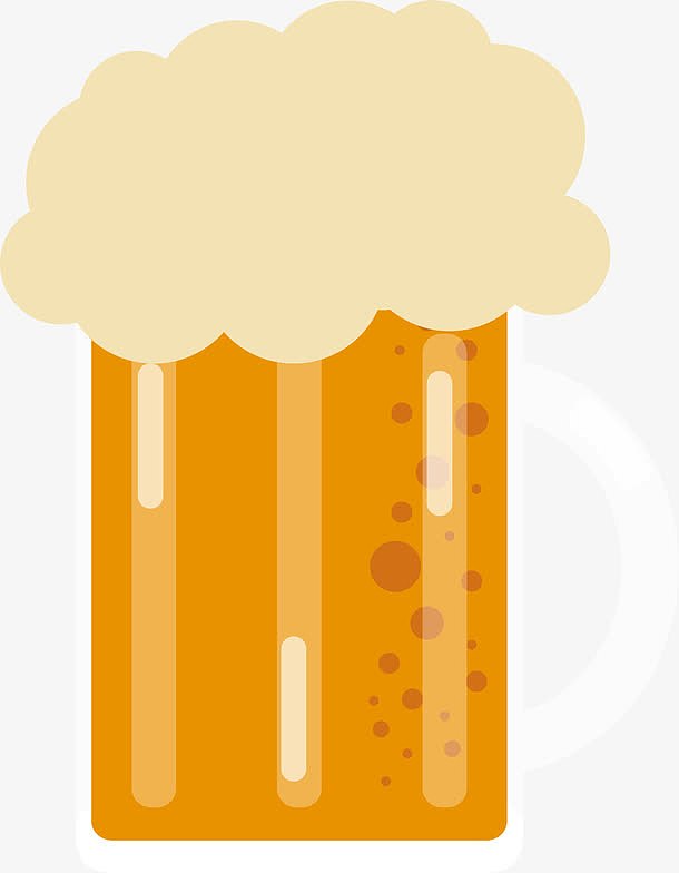啤酒饮料装饰图案