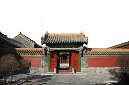 北京四合院仿古大红门