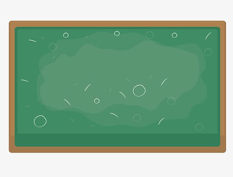 手绘黑板矢量图