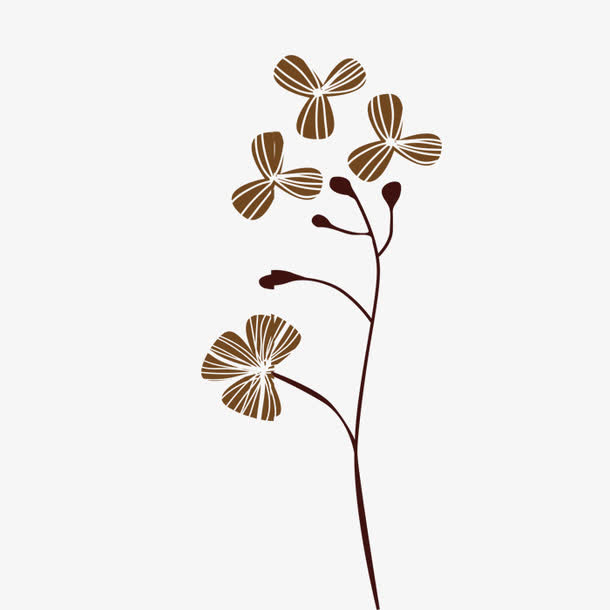 手绘小花素材免费下载_觅元素