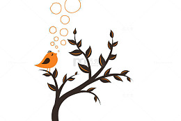 站在树上的小鸟