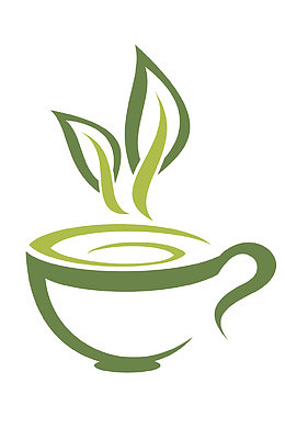 福鼎白茶茶汤矢量素材