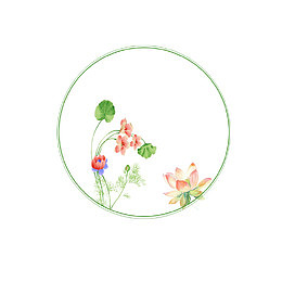 古风清新圆圈