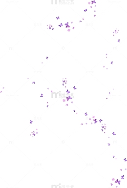漂浮紫色蝴蝶