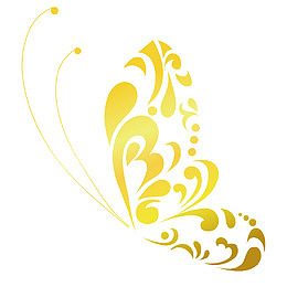 炫彩蝴蝶矢量素材