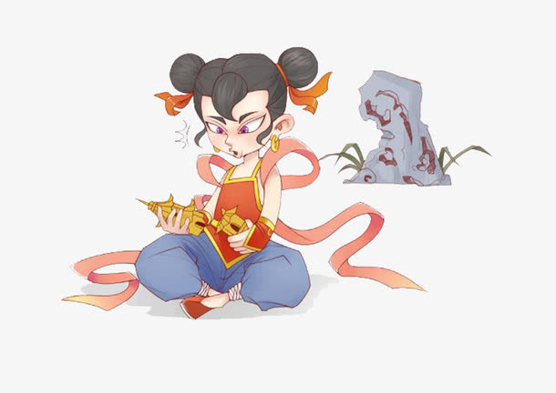 玩耍哪吒图片素材