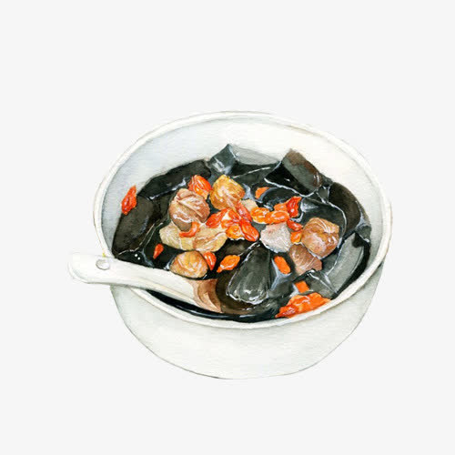 烧仙草色彩素材图片