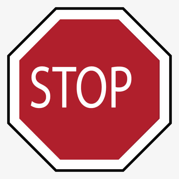 八边形停止智能交通矢量