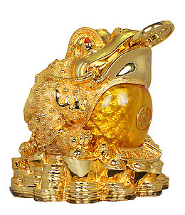 金蟾摆件