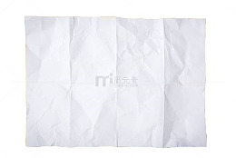 白色折痕皱纹纸张