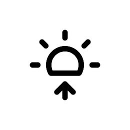 预测地平线上升闪耀太阳天气好天