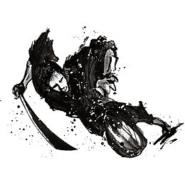 中国风水墨剑客