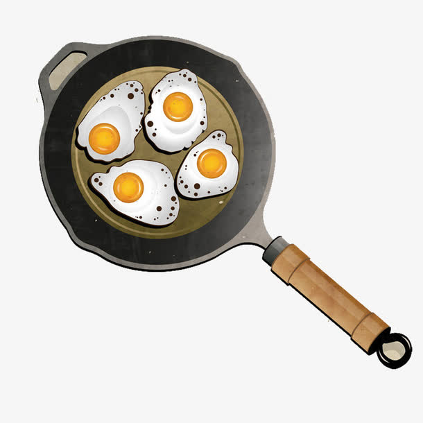平底锅煎荷包蛋