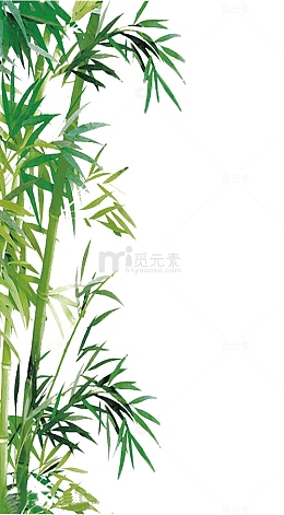 中国风竹子水墨画